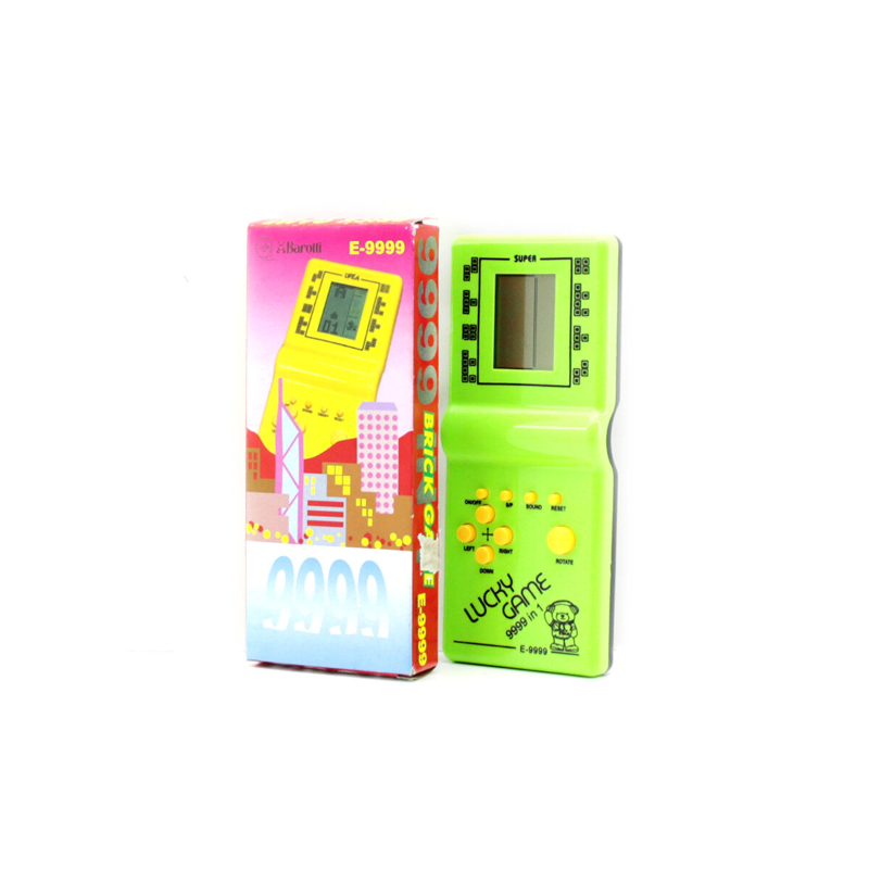 Nostaljik Brick Game 9999 in 1 – El Atarisi LCD Taşınabilir Oyun Konsolu