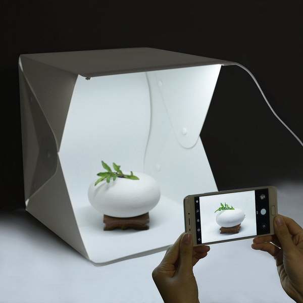 Katlanabilir LED Işıklı Mini Ürün Çekim Çadırı – Fotoğraf Stüdyosu Lightbox