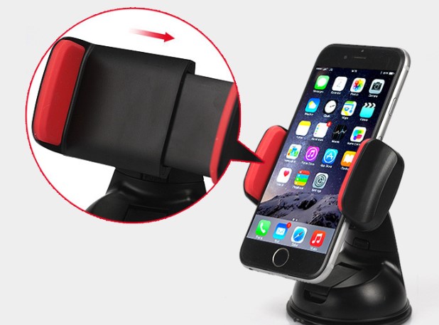 Vantuzlu Araç Telefon Tutucu – Ayarlanabilir Kıskaçlı Oto Telefon Tutacağı