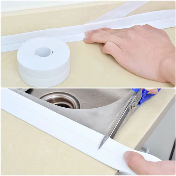İnce Su Sızdırmaz Kenar Bandı – Lavabo Evye ve Tezgâh Bandı
