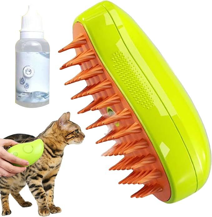 Kedi Köpek Masaj ve Yıkama Fırçası – Silikon Uçlu Pet Tüy Bakım Fırçası
