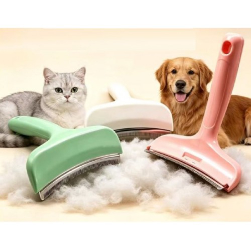 Kedi Köpek Tüy Toplama Tarağı – Dökülen Tüyler İçin Pet Bakım Fırçası