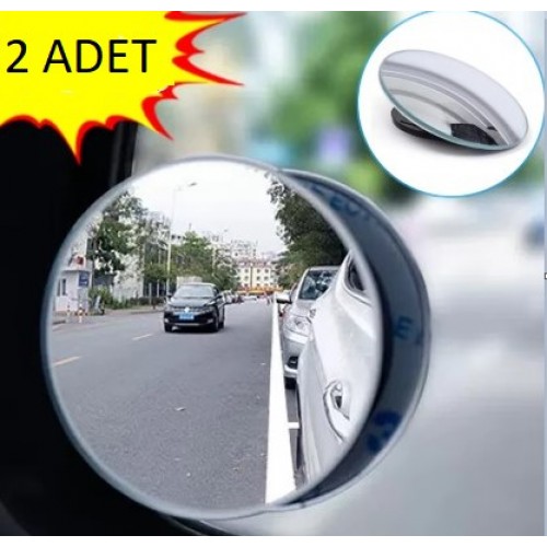 Çerçevesiz 2’li Araç Kör Nokta Aynası – Geniş Açılı Oto Yan Ayna Aparatı