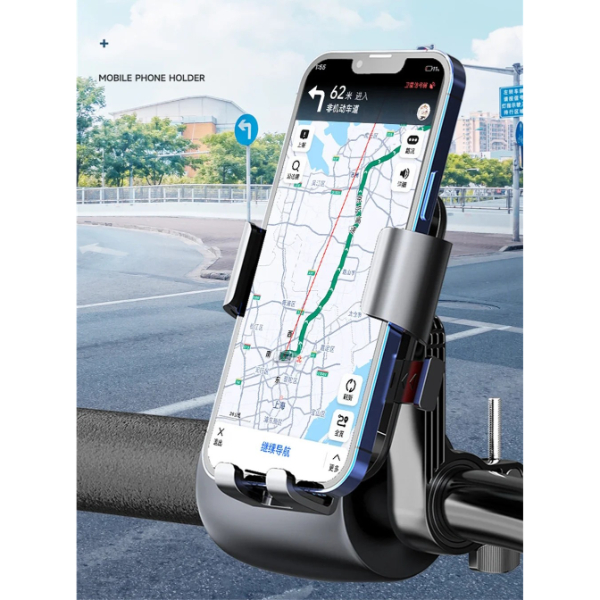 360° Gidon Bisiklet Motosiklet Telefon Tutucu 2