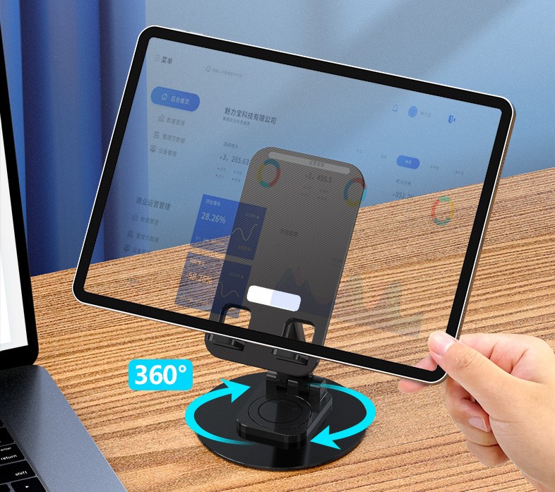 Katlanabilir Masaüstü Telefon ve Tablet Standı – Ayarlanabilir Yükseltici Tutucu 5