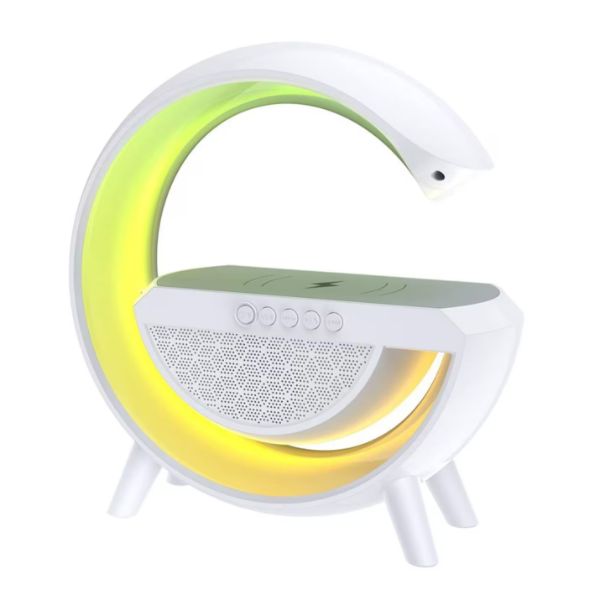Kablosuz Şarj Standlı RGB Hoparlör 2