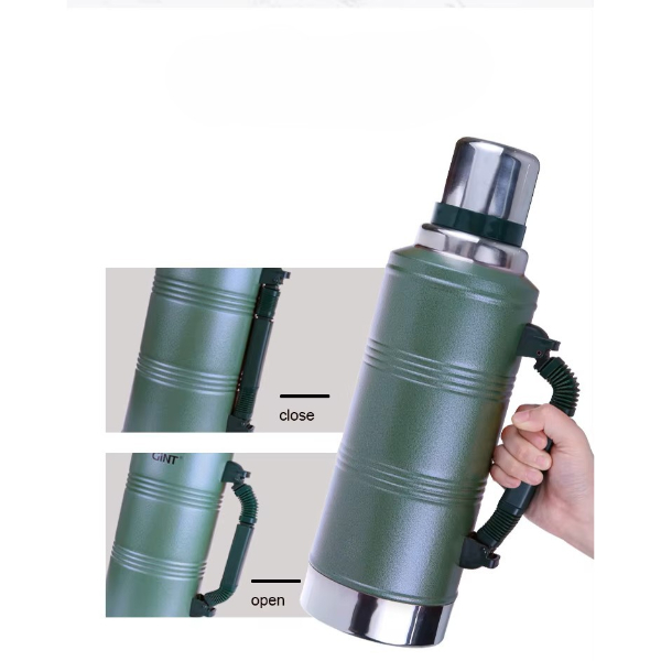 2.2 Litre Vakumlu Çelik Termos – Büyük Boy Sıcak Soğuk İçecek Termosu 5
