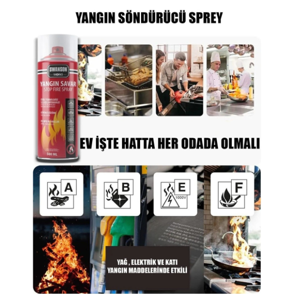 Yangın Savar Tüpü Sprey 2