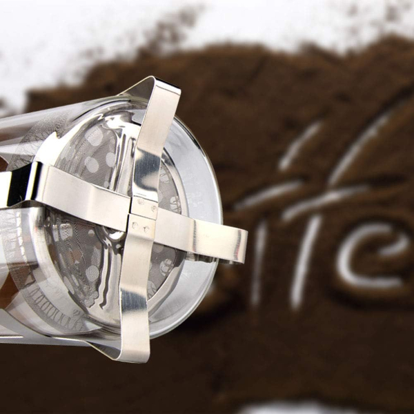 Ahşap Detaylı 350 ml Cam French Press 3