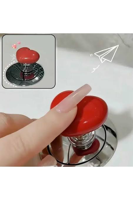 Klozet Sifon Tuşu Kalp Tasarımlı 5