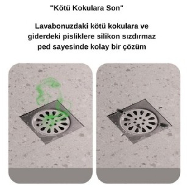 Koku Önleyici Silikon Gider Kapağı 4
