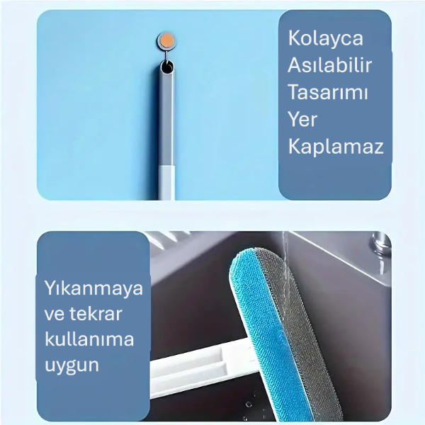 Uzun Saplı Evcil Hayvan Tüy Temizleme Fırçası 2