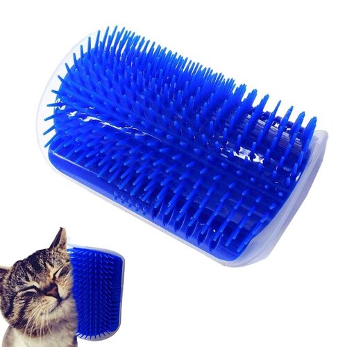Kedi Köşe Kaşınma Fırçası – Duvar Tipi Tüy Toplama ve Masaj Fırçası 3