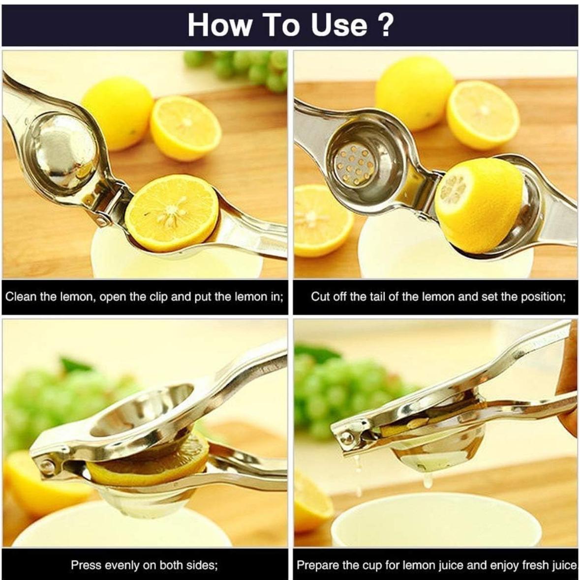 Paslanmaz Çelik Limon Sıkacağı 3