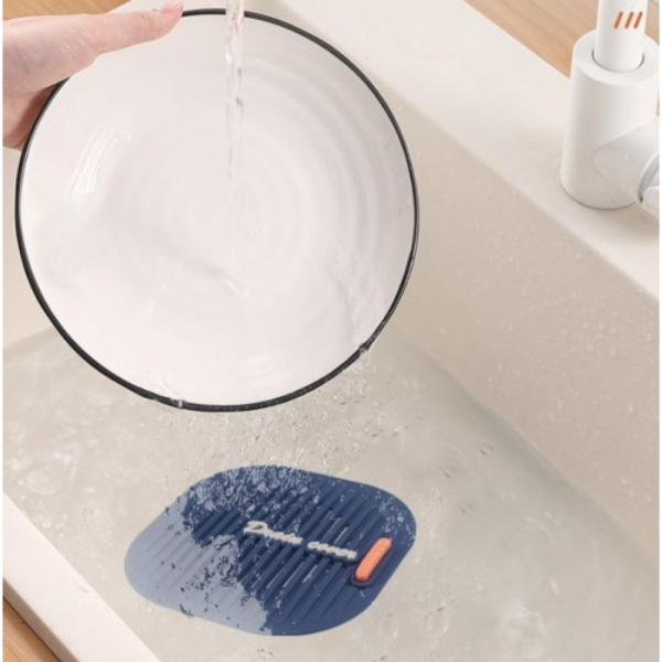 Süzgeçli Lavabo Gider Koruyucu Mat Gri 2