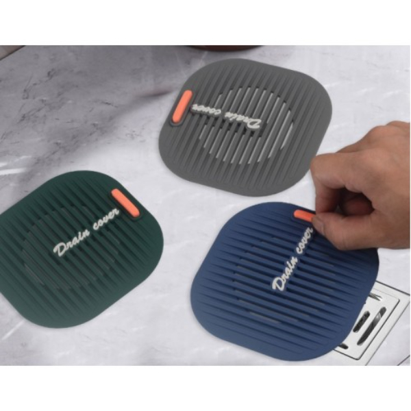 Süzgeçli Lavabo Gider Koruyucu Mat Gri 3