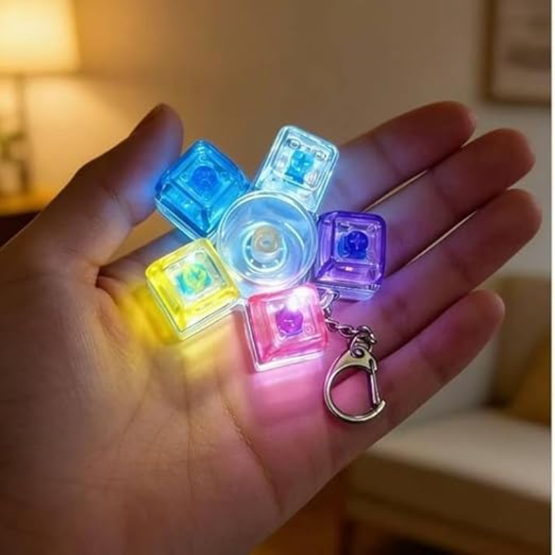 Mekanik Switch Klavye Stres Çarkı - Renkli Tuşlu Fidget Oyuncak 2