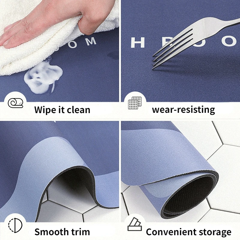 Süper Emici Banyo Duş Paspası 2