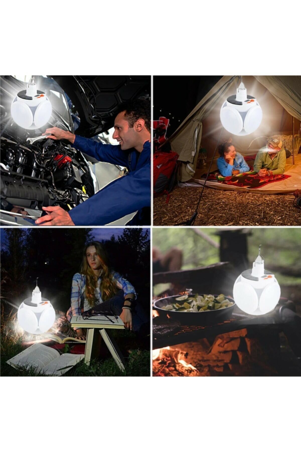 Solar 5 Kanatlı Kamp Lambası 3