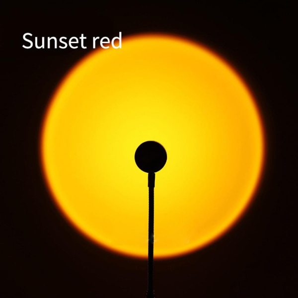 Taşınabilir USB Sunset Gün Batımı Ambiyans Işığı Lamba 4