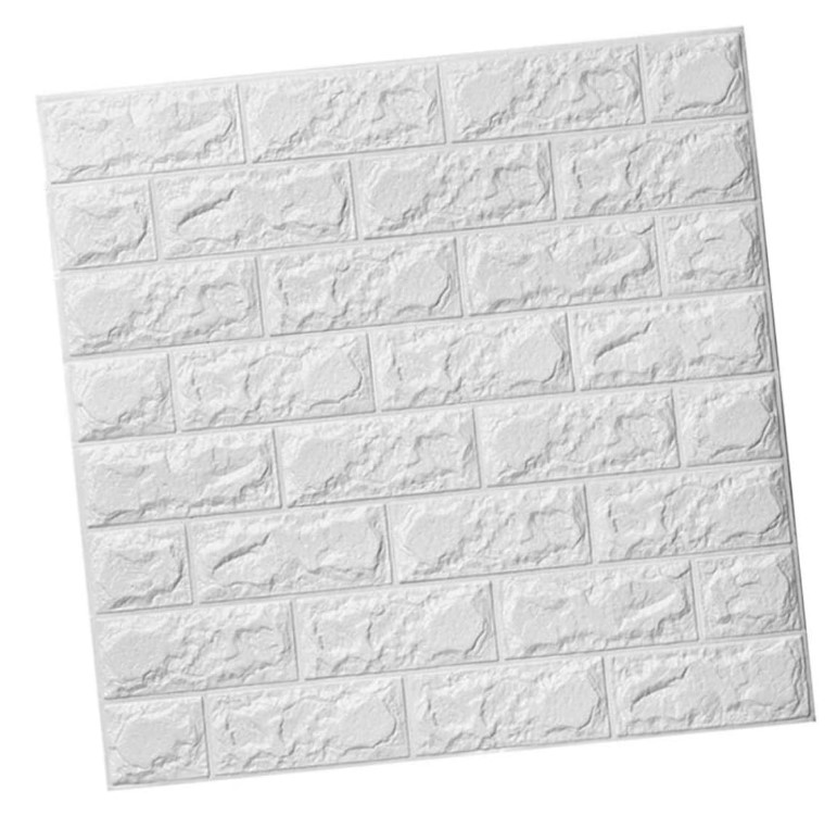 3D Tuğla Desenli Kendinden Yapışkanlı Duvar Paneli 58x38 cm 3