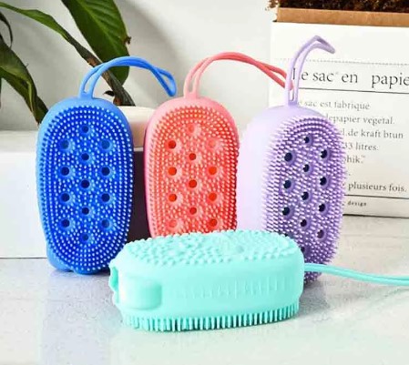 Süngerli Silikon Banyo Kesesi 5