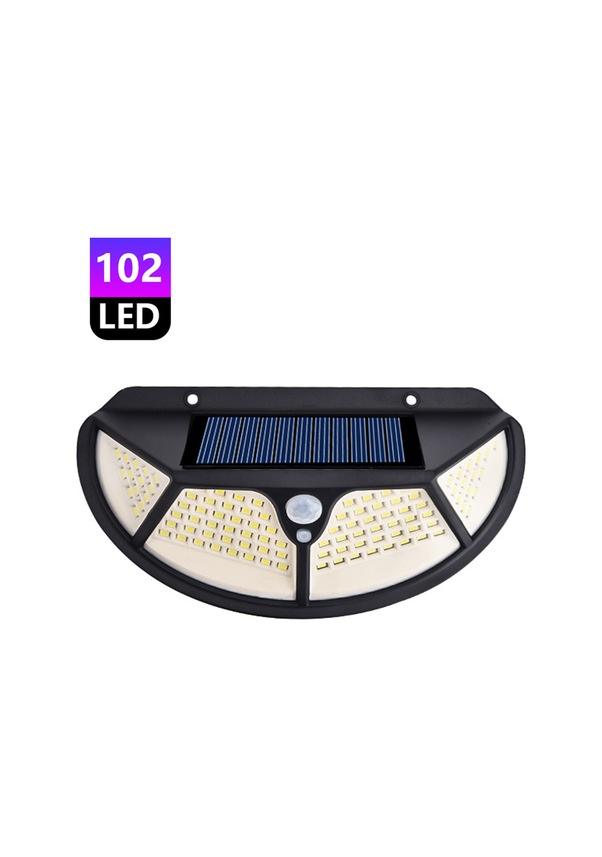 Fonksiyonel Sensörlü 102 Ledli Solar Bahçe Lambası 4