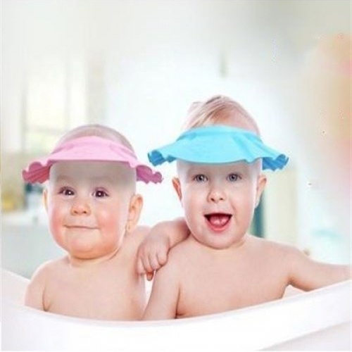 Bebek Banyo Şapkası Pembe 3