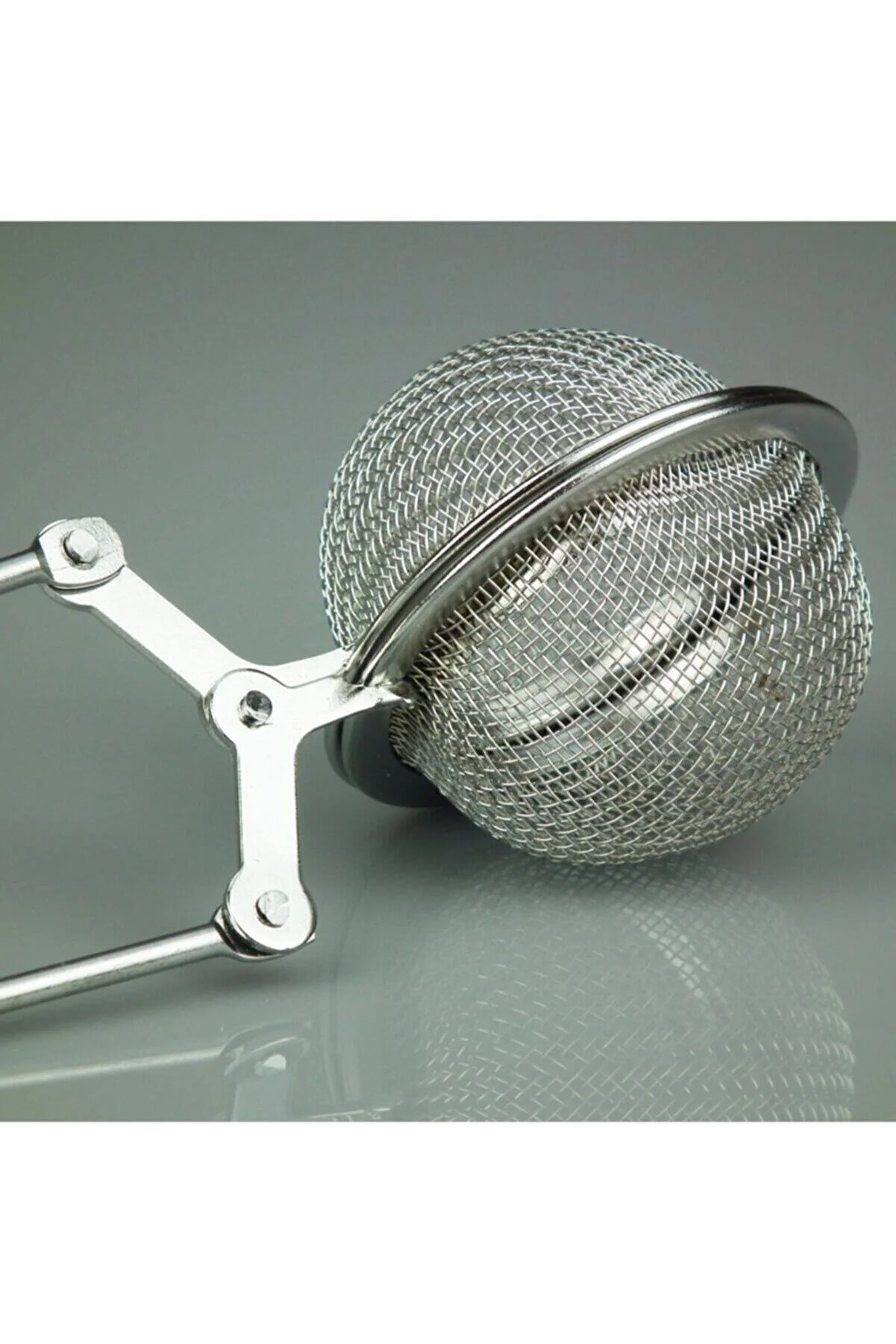 Metal Çay Süzgeci – Maşa Tipi Top Süzgeç Demlik Aparatı 2