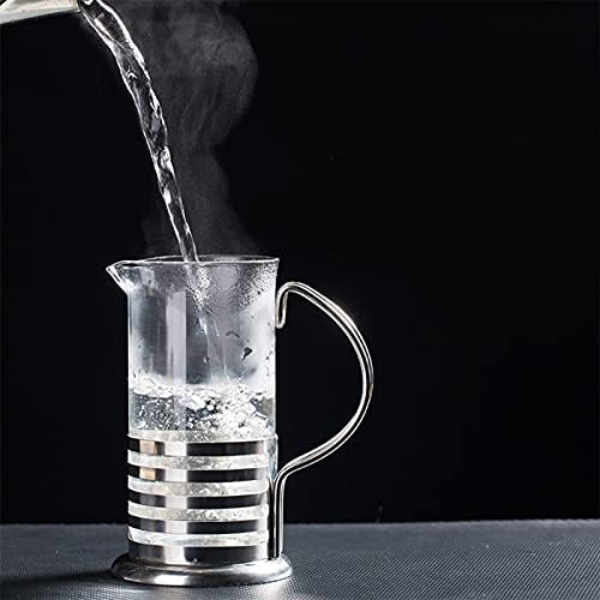 PASLANMAZ ÇELİK GÖVDELİ FRENCH PRESS KAHVE VE ÇAY DEMLEME APARATI 2