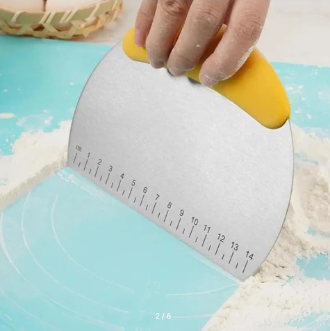 Paslanmaz Çelik Hamur Kesme ve Şekillendirme Spatulası 2
