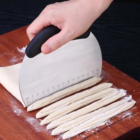 Paslanmaz Çelik Hamur Kesme ve Şekillendirme Spatulası 3