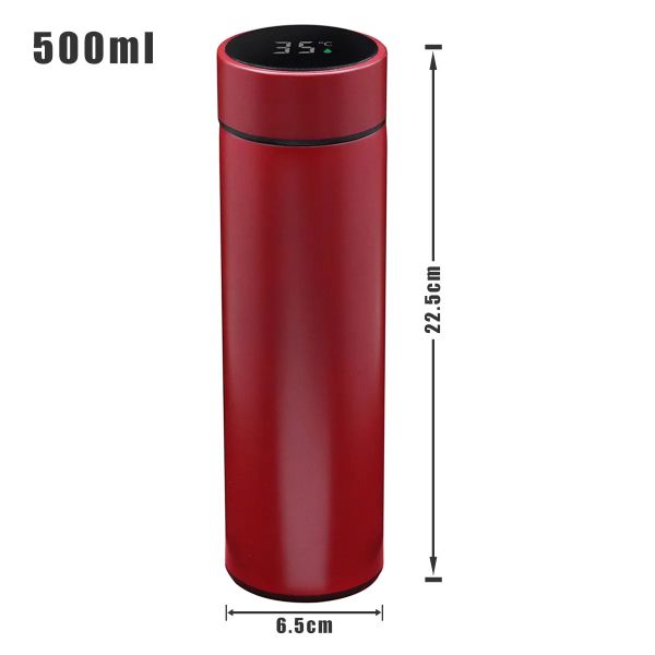 500 ML Sıcaklık Göstergeli Dijital Termos – LED Ekranlı Termos 4