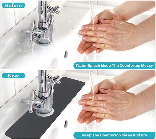 Su Emici Sihirli Lavabo Kenar Matı 2