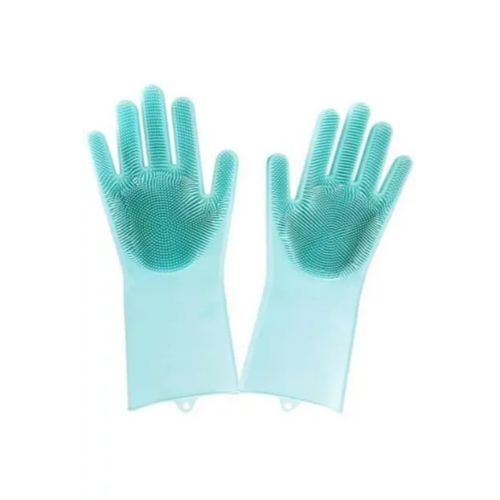 Sihirli Isıya Dayanıklı Silikon Çok Amaçlı Bulaşık Eldiven Fırçası Magic Gloves 3