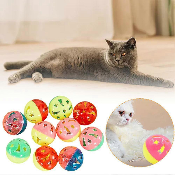 4'lü Çıngıraklı Top Kedi Oyuncağı 3