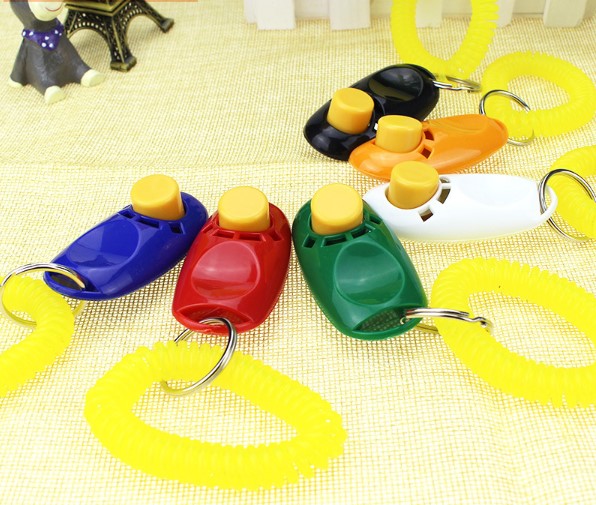 Köpek Eğitim Klikeri Clicker – Bileklikli Evcil Hayvan Eğitim Aparatı 2