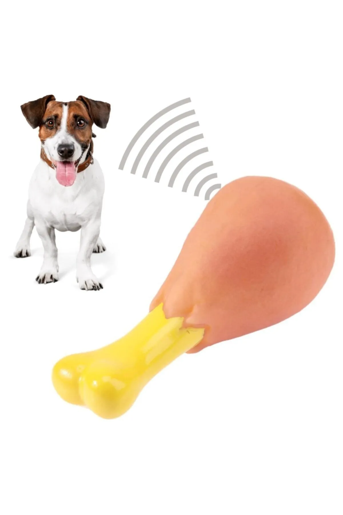 Sesli Tavuk Budu Köpek Oyuncağı – Isırma ve Çiğneme Oyuncağı 2