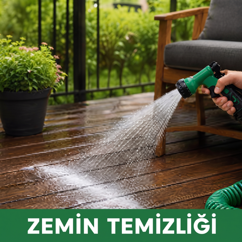 15 Metre Su Hortumu - Spiral - Fonksiyonel - Hafif 4