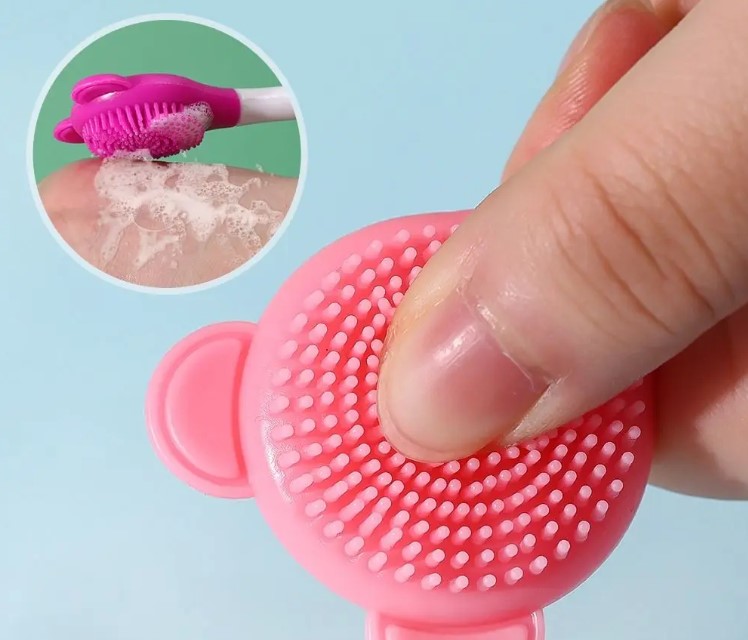 Silikon Yüz Temizleme Fırçası ve Maske Uygulama Spatulası 4