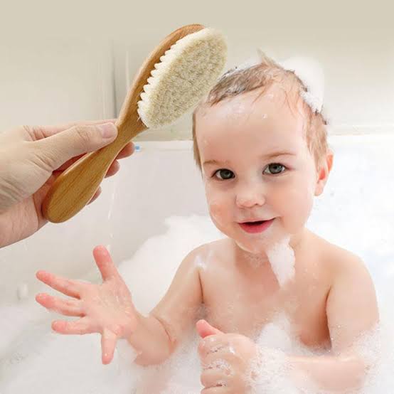 Keçi Kılı Organik Bebek Banyo Tarağı 2