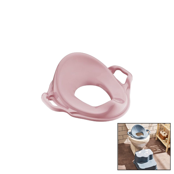 Pembe Kulplu Çocuk Klozet Adaptörü 4