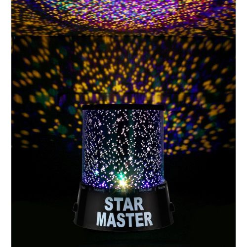 Duvara Işık Yıldız Yansıtan Star Master Gece Lambası 5