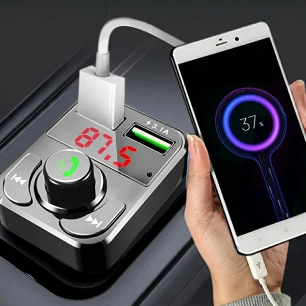 QC 3.1A USB & PD /TF FM Transmitter 3