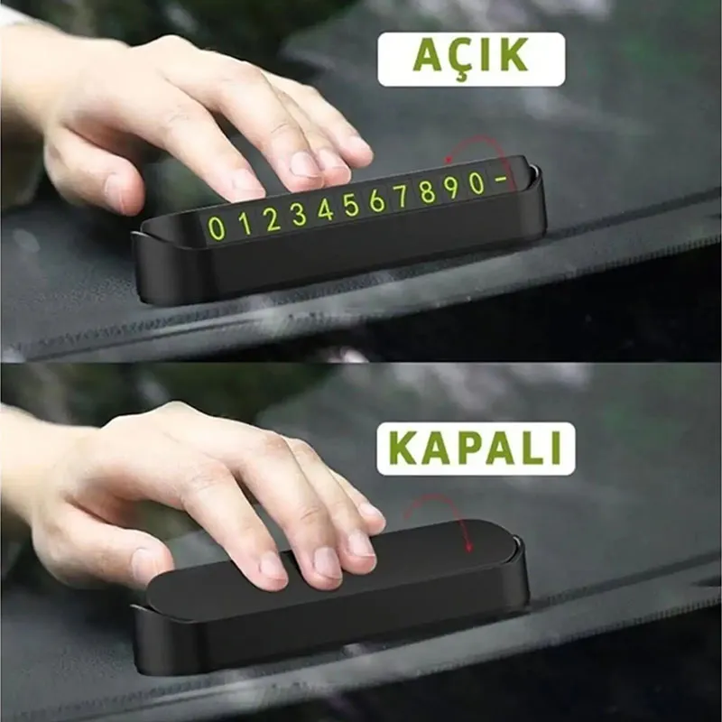 Araç Fosforlu Numaratör Aç-Kapa 4