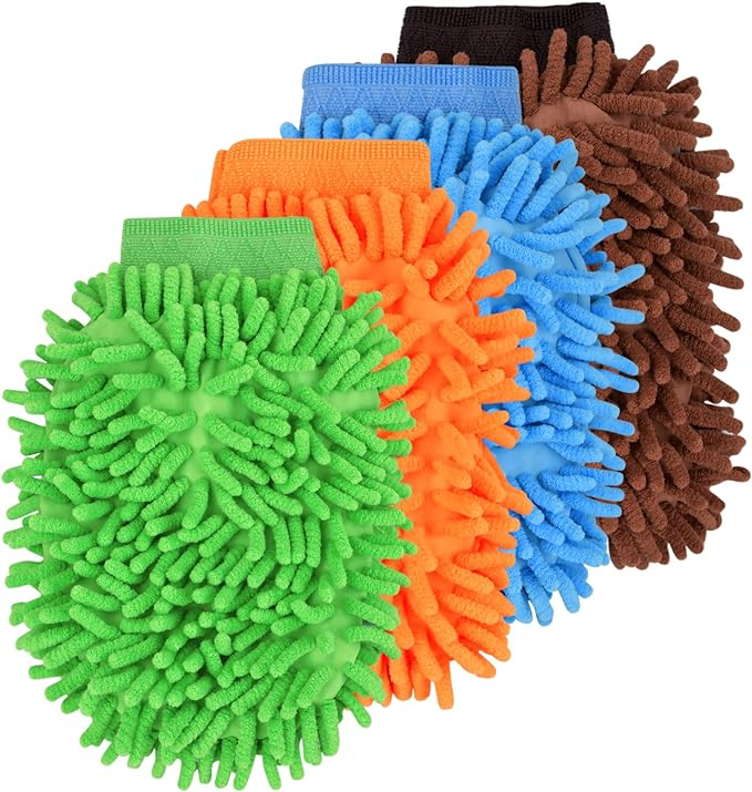 Mikrofiber Araç Yıkama Eldiveni 4