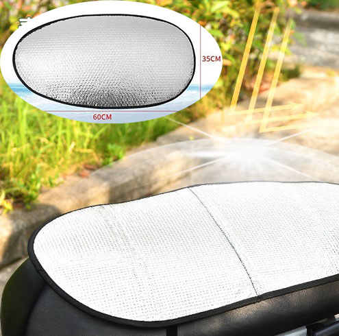 Motosiklet Sele Güneş Koruyucu Örtüsü – Isı Yansıtıcı Scooter Sele Kılıfı 2