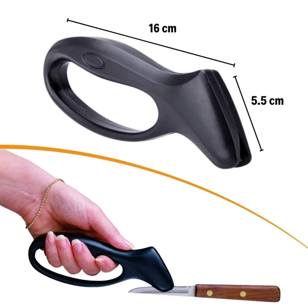 Ergonomik Paslanmaz Çelik Manuel Bıçak Bileme Aleti 4