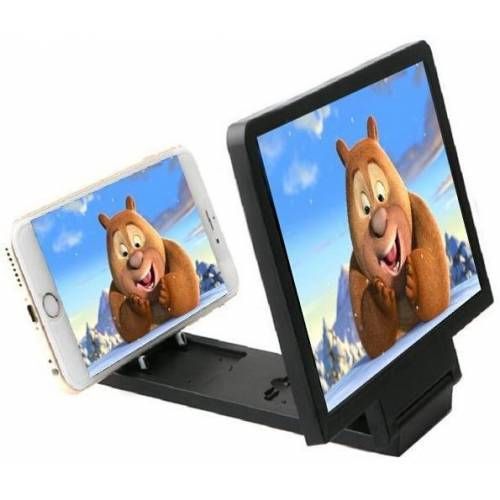 Telefon Ekran Büyütücü Stand – 3D Mobil Ekran Büyüteci ve Telefon Tutucu 2